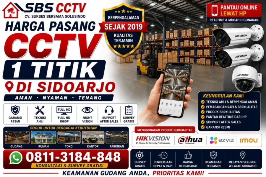 harga-pasang-cctv-1-titik-di-sidoarjo