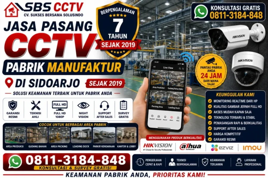 jasa-pasang-cctv-pabrik-manufaktur-di-sidoarjo