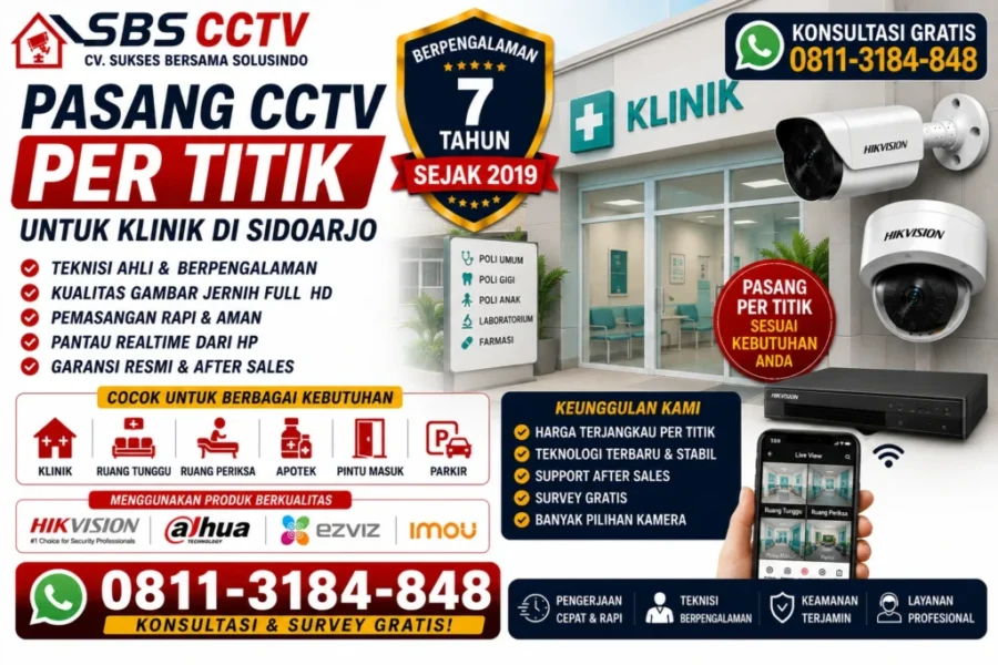 pasang-cctv-per-titik-untuk-klinik-di-sidoarjo