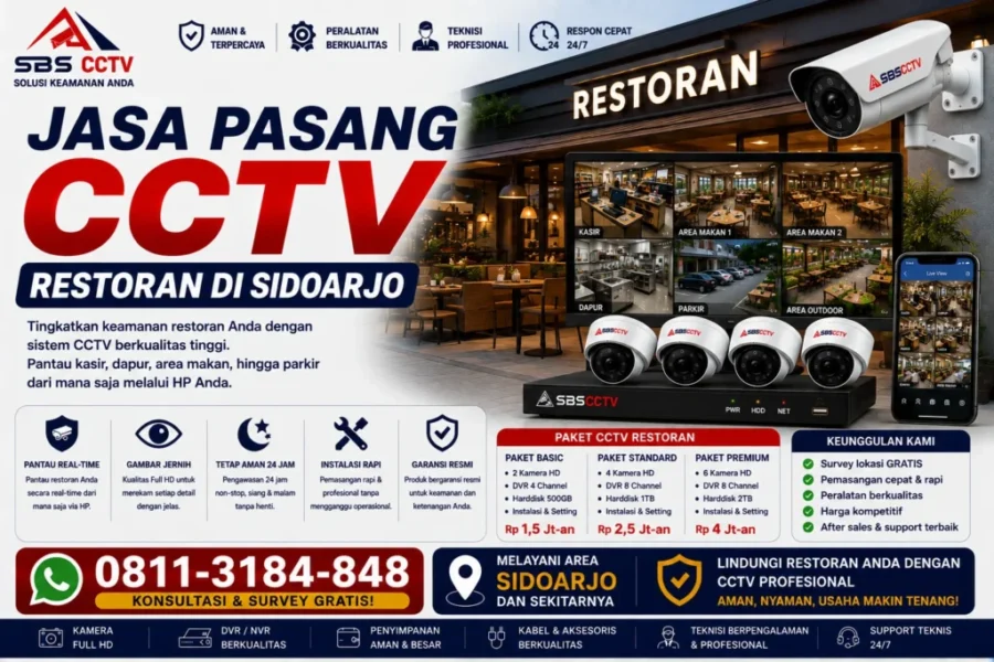 jasa-pasang-cctv-restoran-sidoarjo