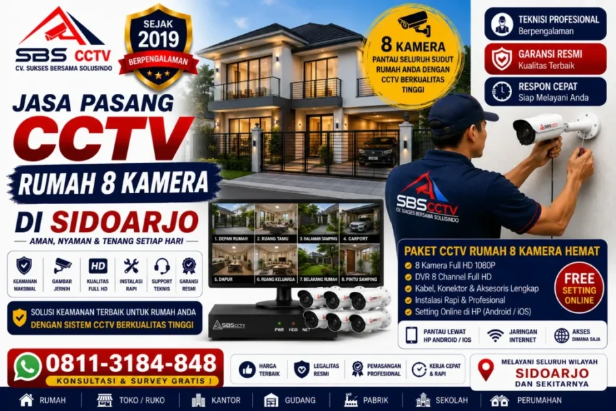 jasa-pasang-cctv-rumah-8-kamera-di-sidoarjo
