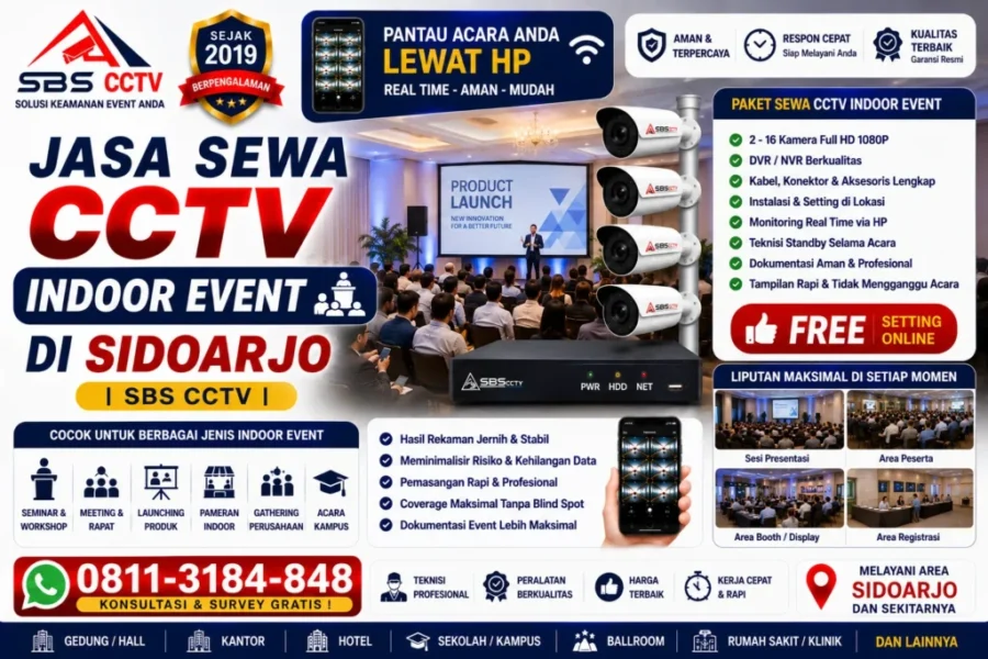 jasa-sewa-cctv-indoor-event-di-sidoarjo