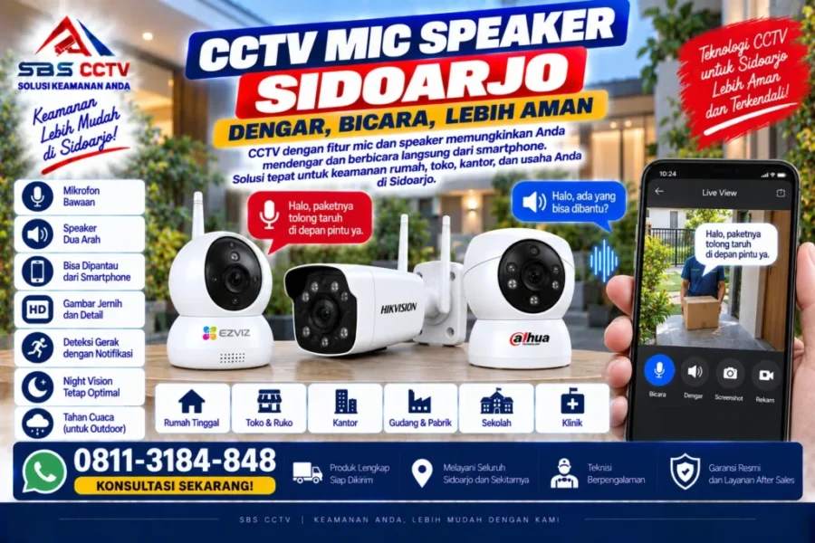 cctv-mic-speaker-sidoarjo