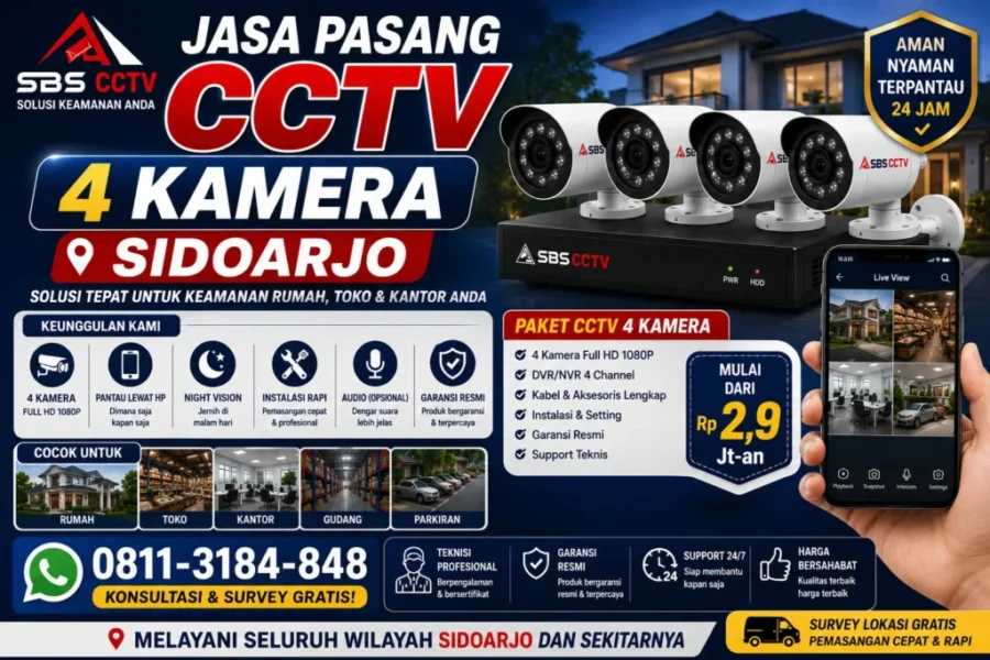 jasa-pasang-cctv-4-kamera-sidoarjo
