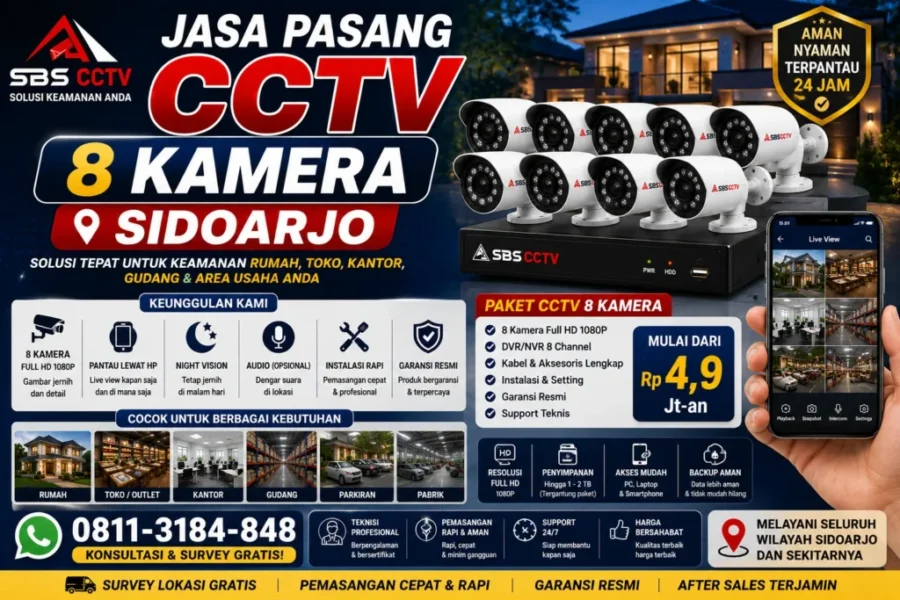 jasa-pasang-cctv-8-kamera-sidoarjo